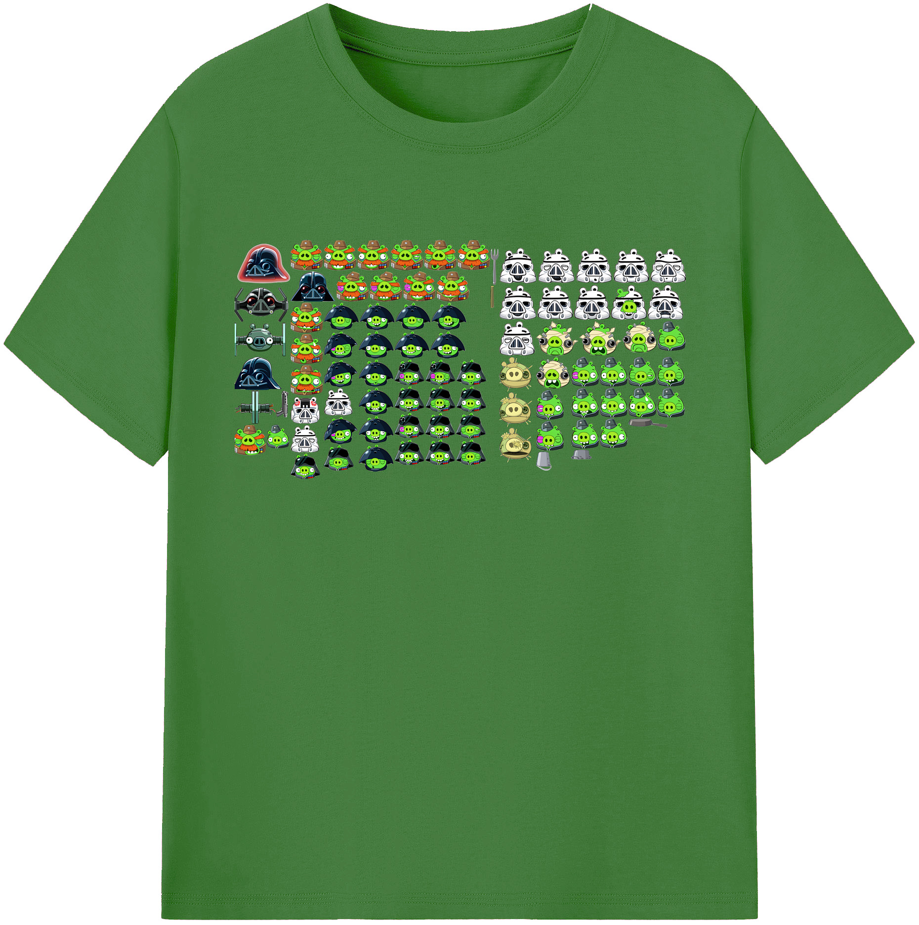 （画像用） Angry Birds アングリーバード レディースカジュアルプリントTシャツ（綿100％）